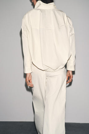 Trousers with Back Zip