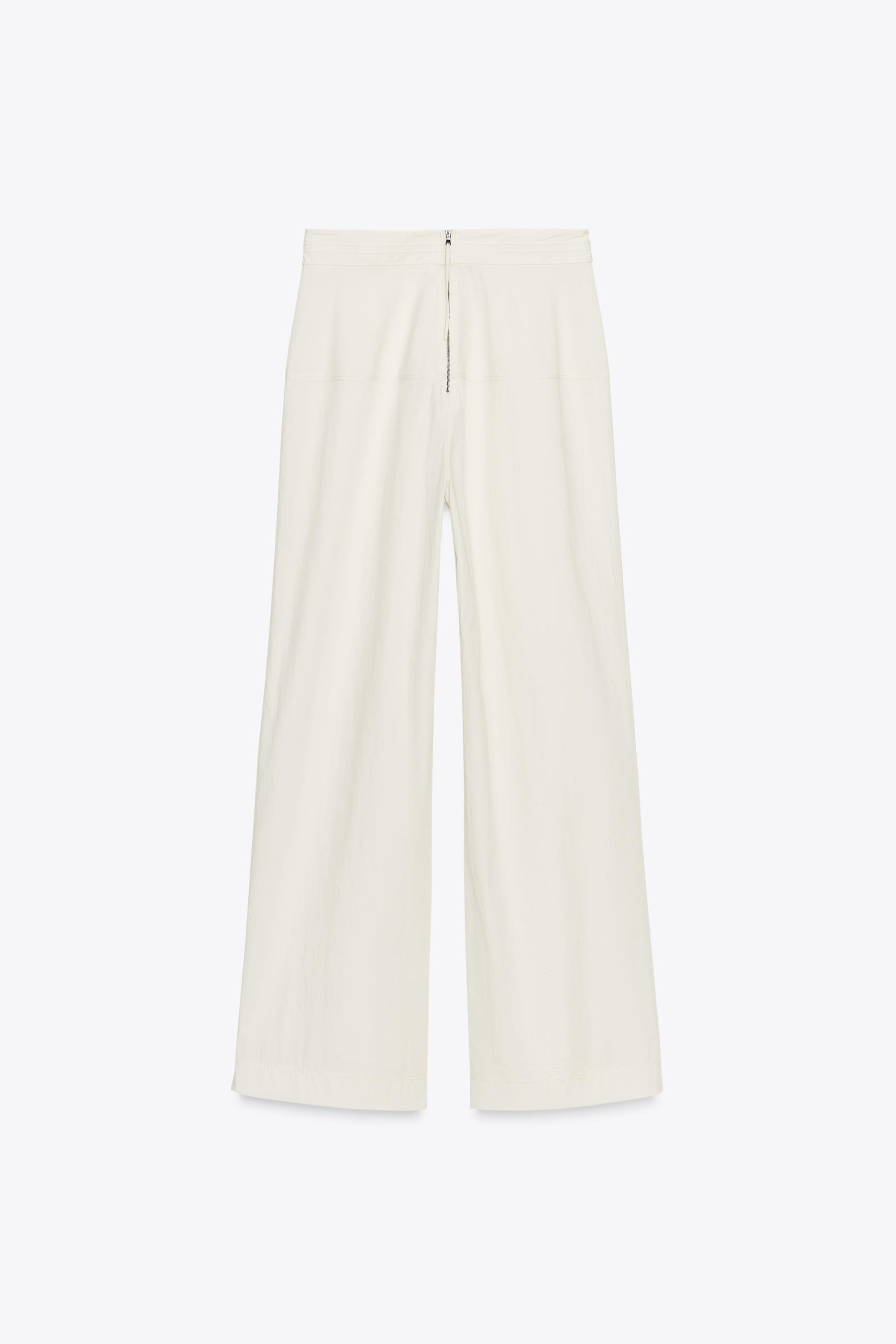 Trousers with Back Zip