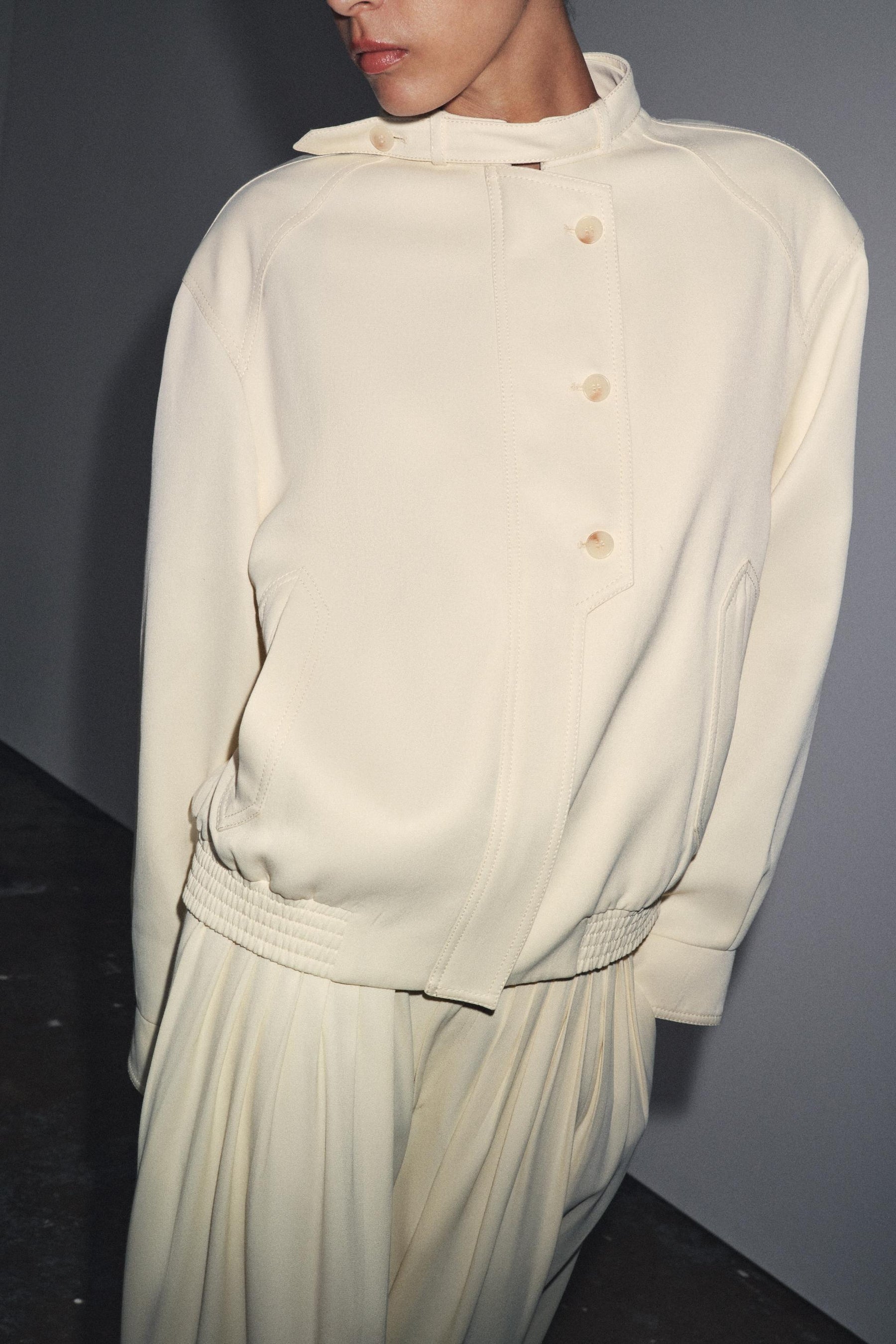 ZW COLLECTION BUTTONED JACKET - Image 3