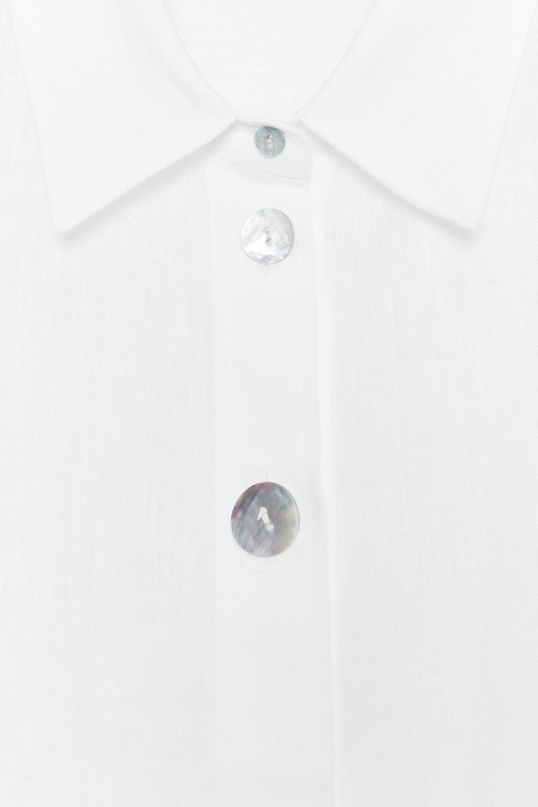 100% LINEN BUTTON SHIRT