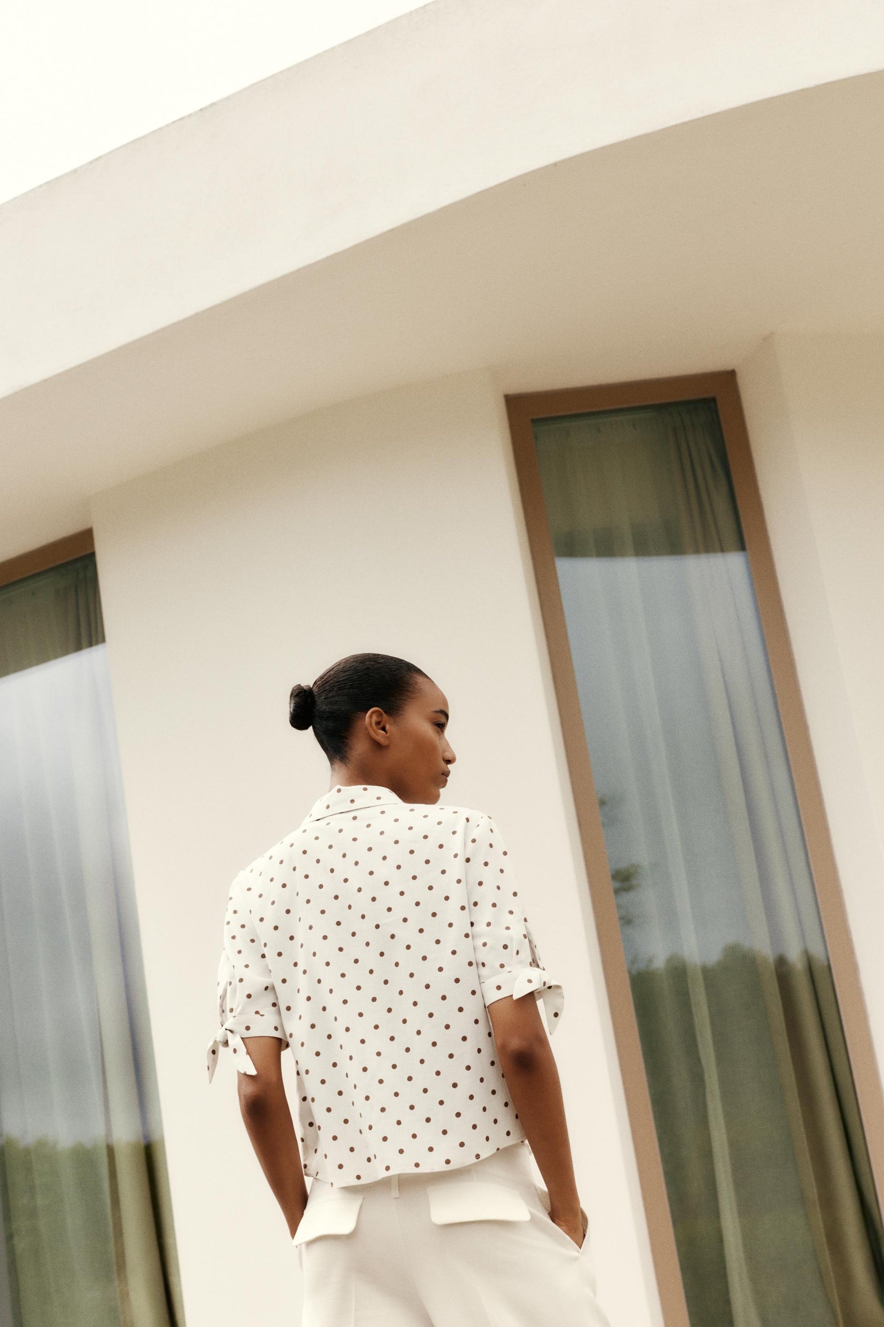 Tie Short Sleeve Shirt