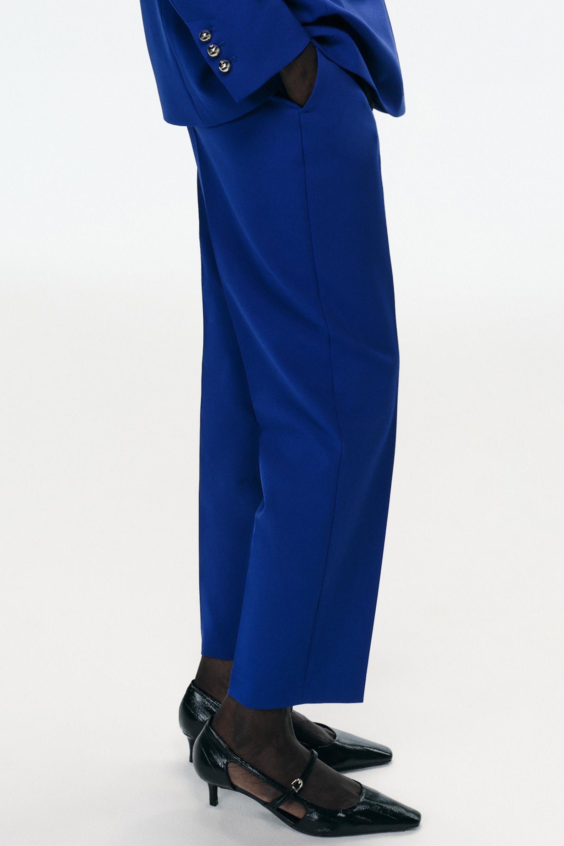 Slim-fit High-waist Trousers