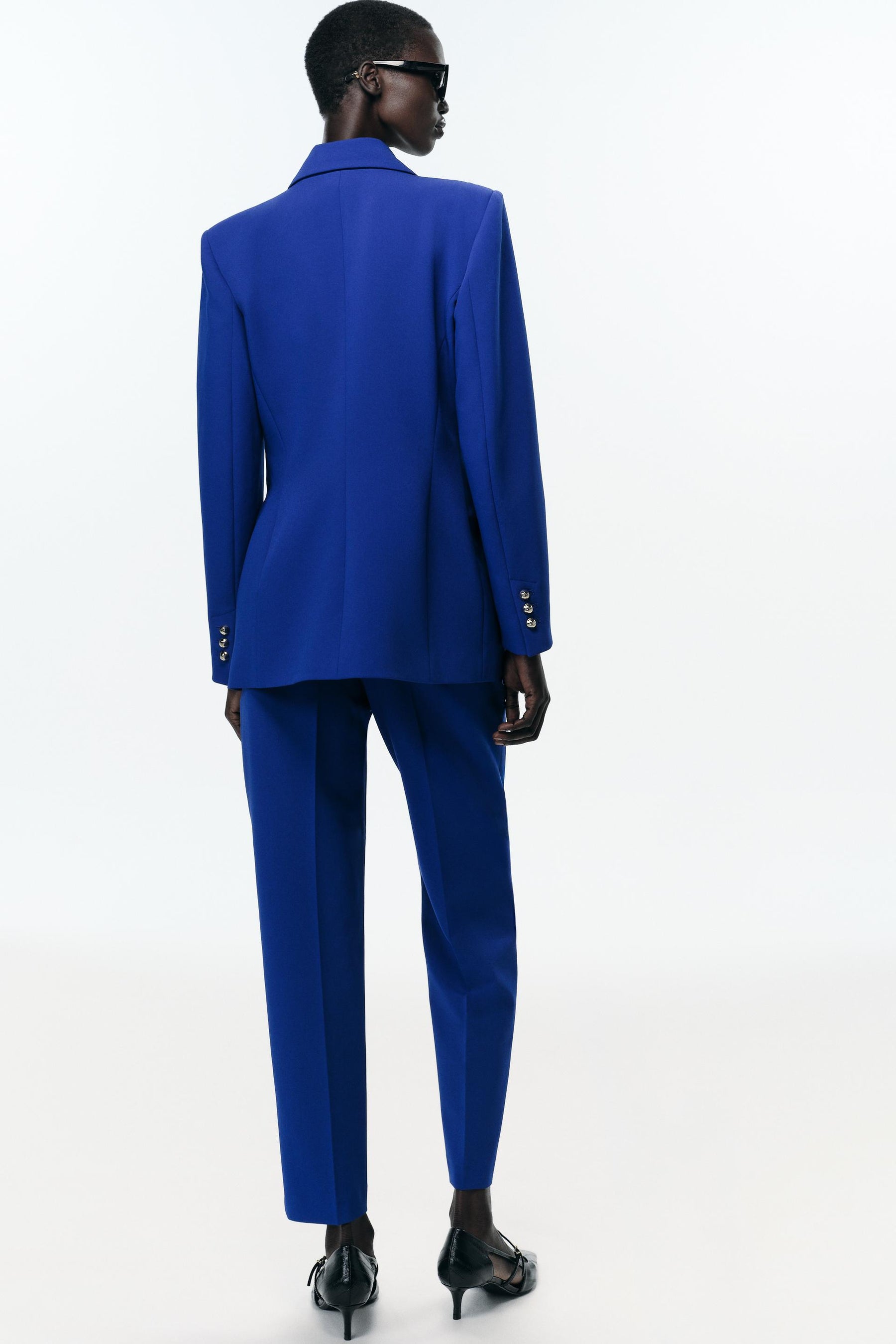 Slim-fit High-waist Trousers