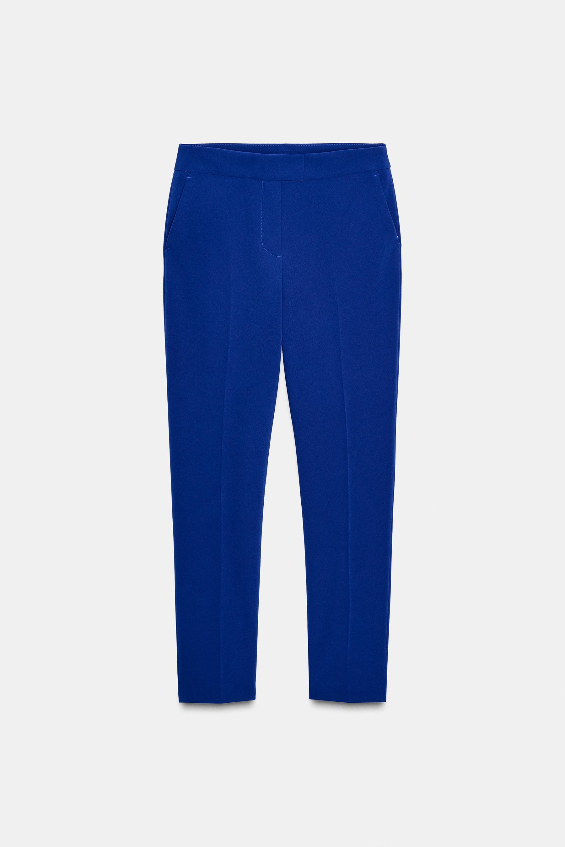 Slim-fit High-waist Trousers