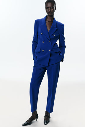 Slim-fit High-waist Trousers