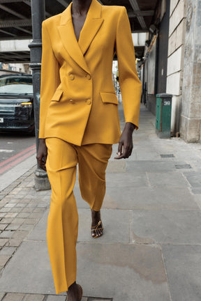 Slim High-Waist Trousers