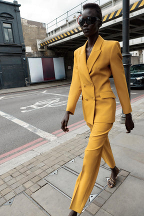 Slim High-Waist Trousers