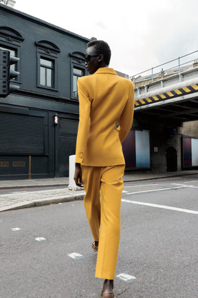 Slim High-Waist Trousers