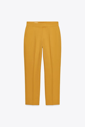 Slim High-Waist Trousers