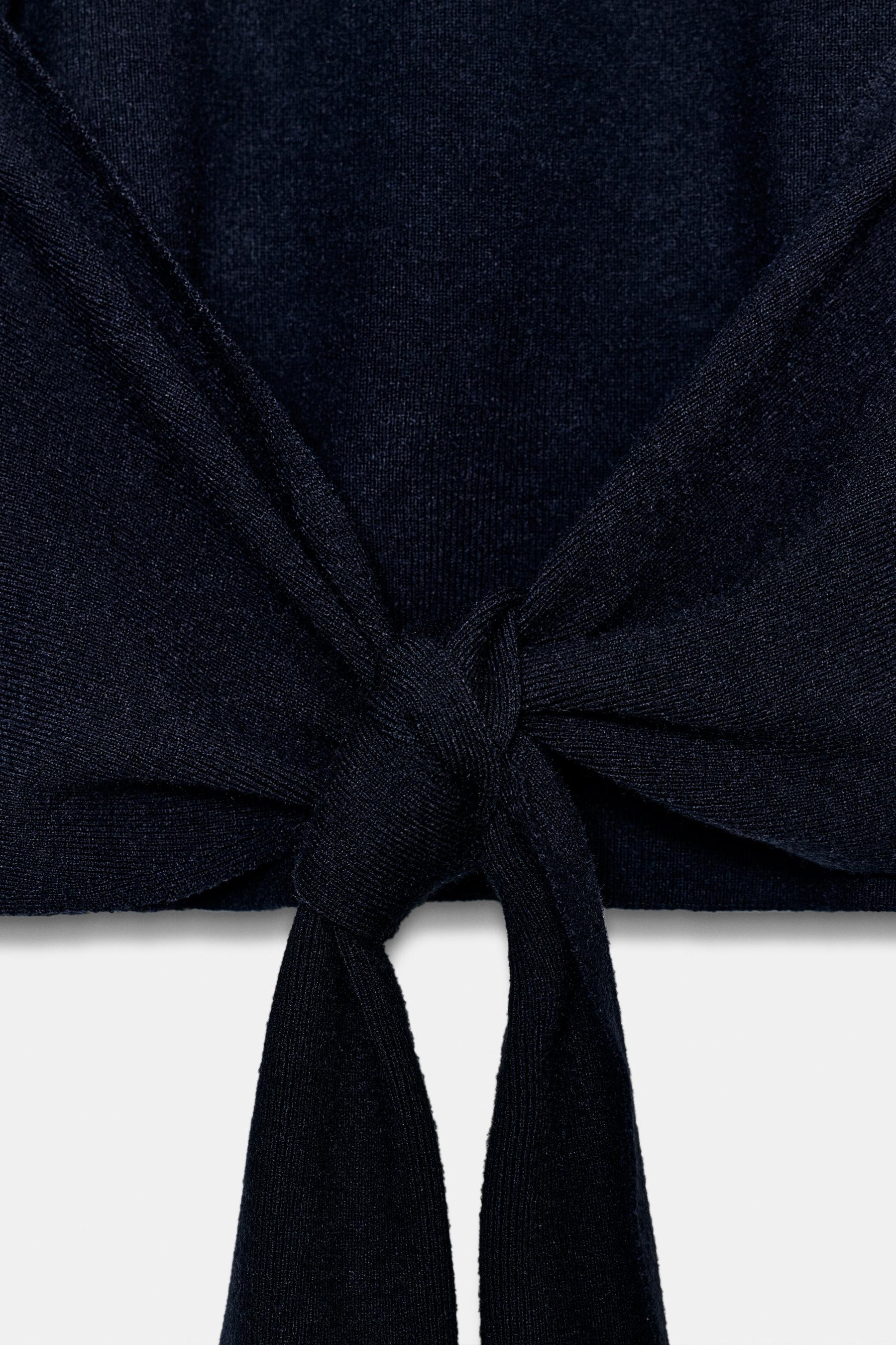 Open-Back Knit Jumper