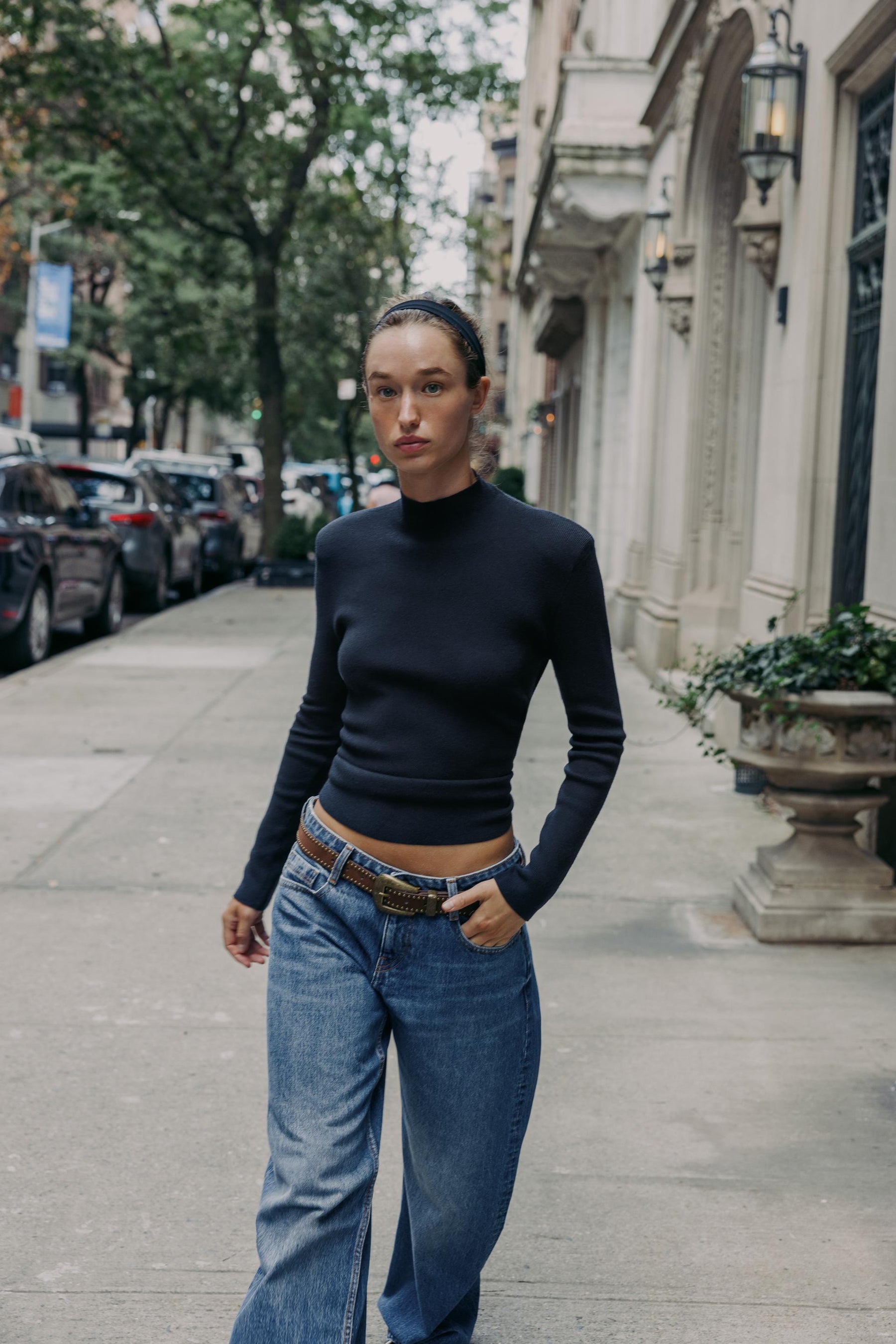 Open-Back Knit Jumper