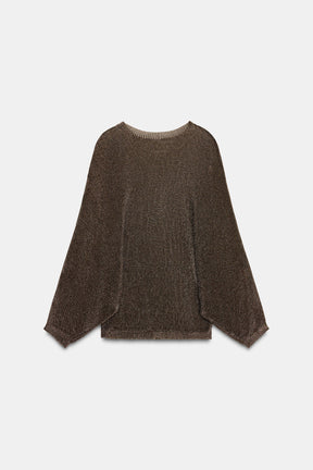 METALLIC KNIT JUMPER