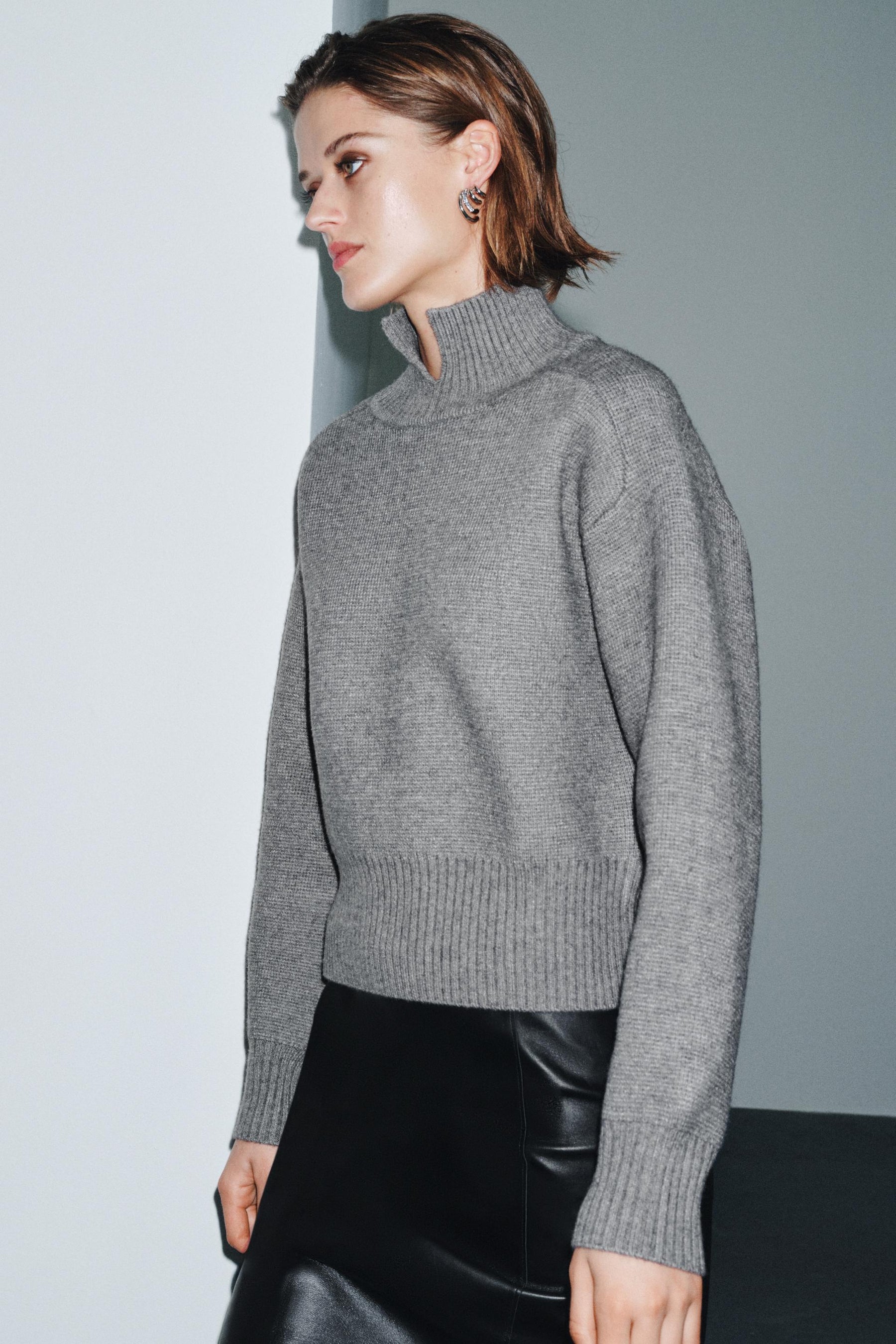 Collared Knit Jumper
