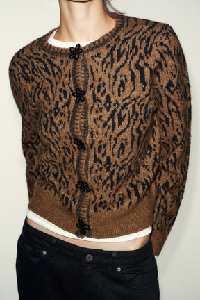 Jacquard Cardigan