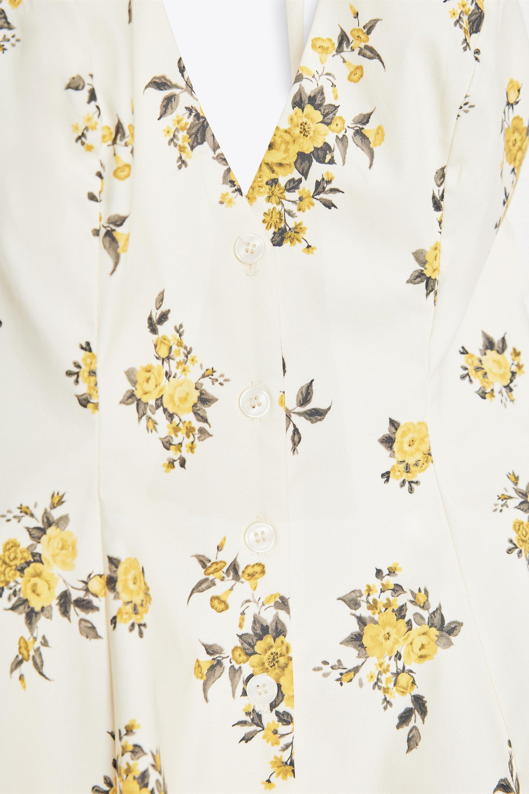 FLORAL PRINT HALTER MINI DRESS - Image 7