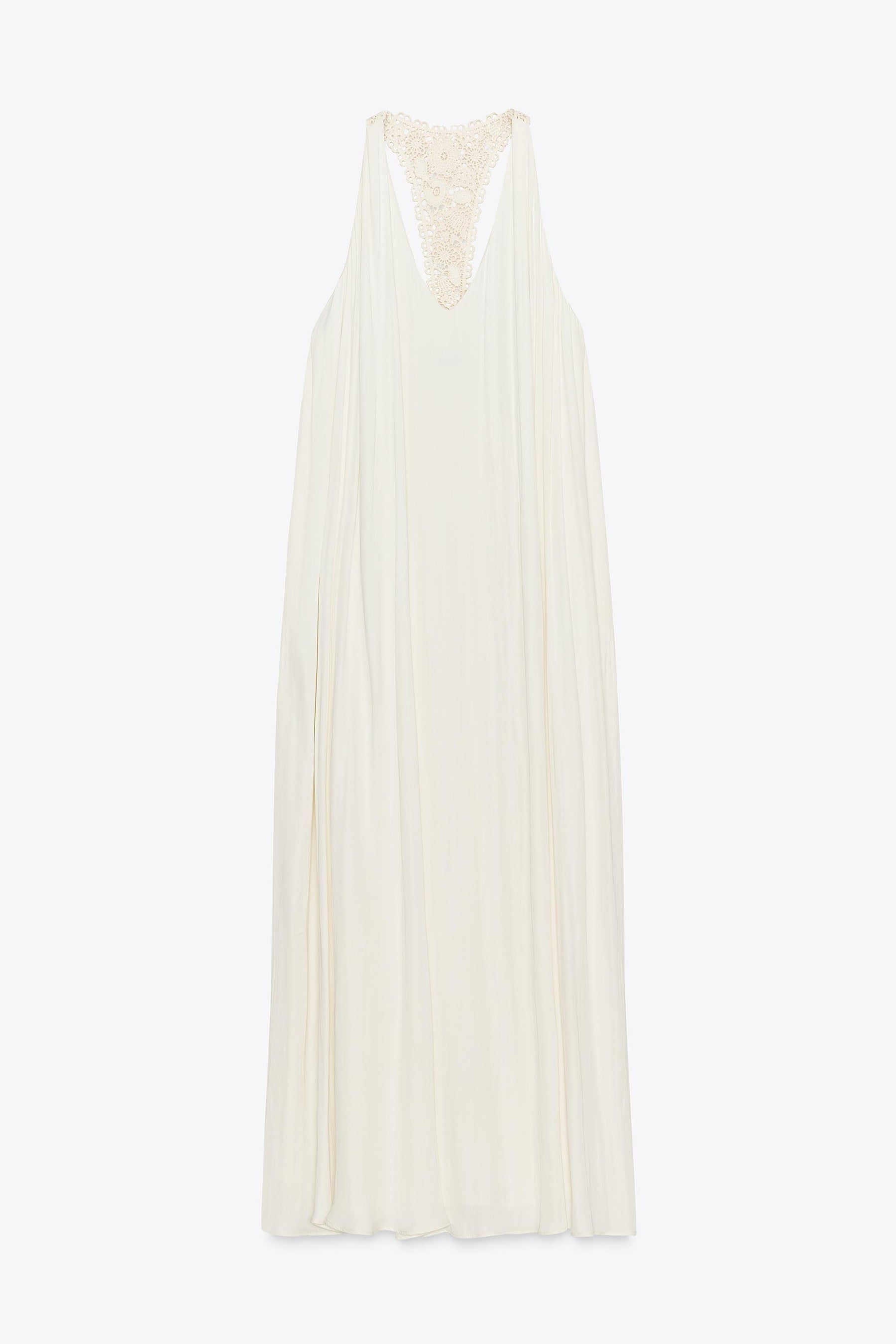 FLOWING DRESS WITH CONTRAST BACK - Image 5