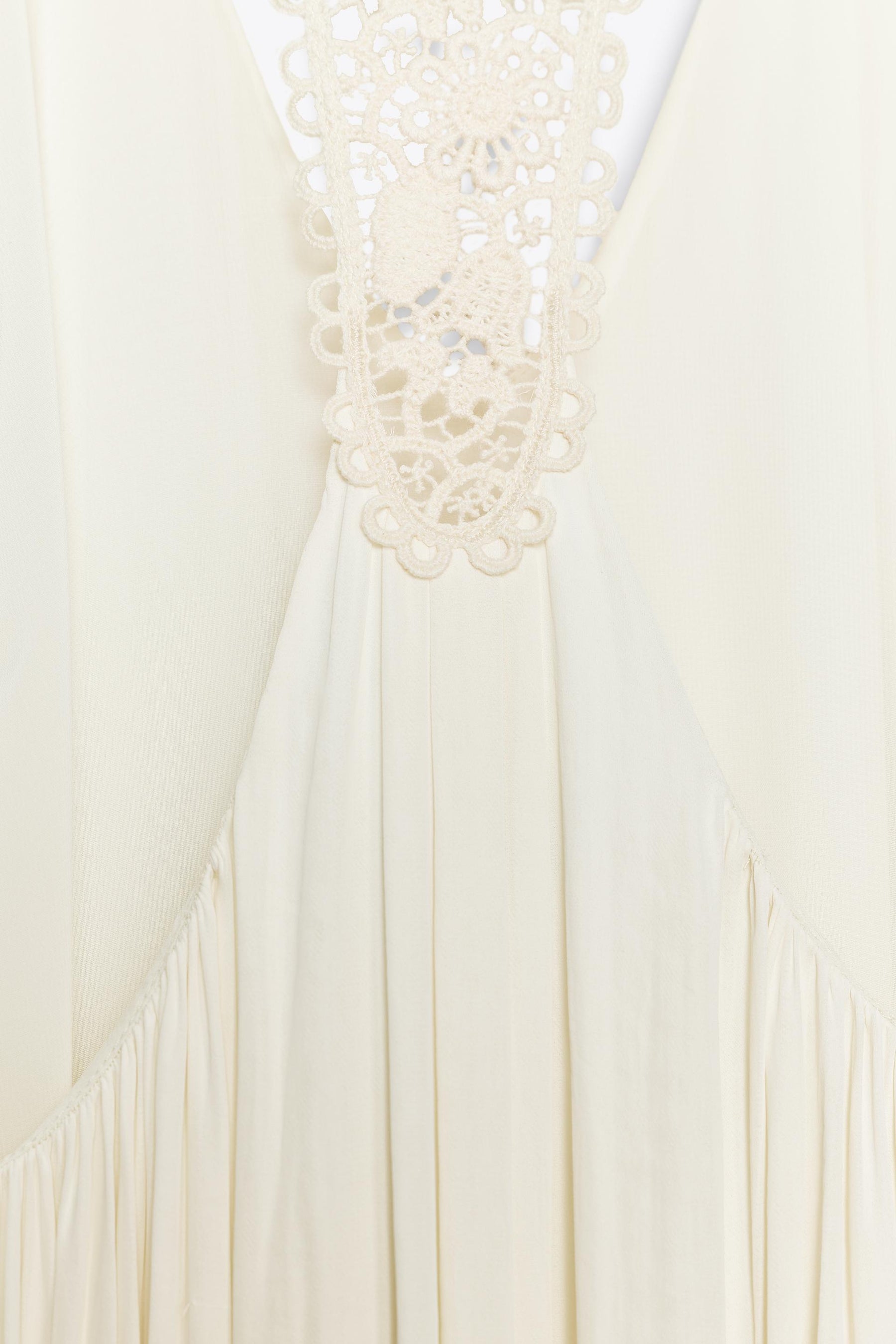 FLOWING DRESS WITH CONTRAST BACK - Image 7