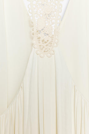 FLOWING DRESS WITH CONTRAST BACK - Image 7