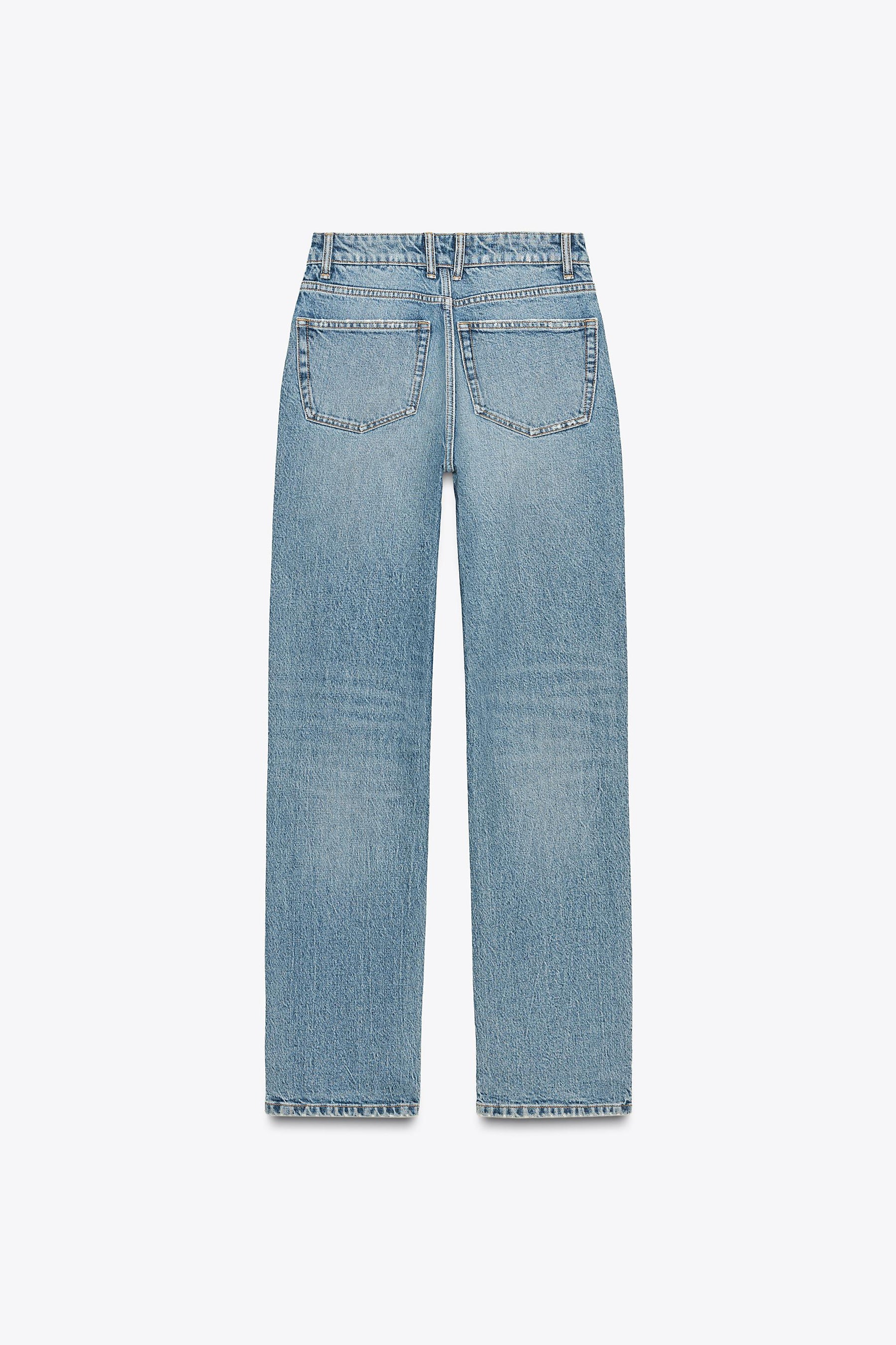 Straight High-Waist Jeans