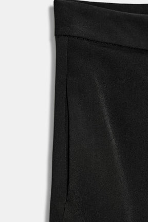 Pleated Wide-Leg Trousers