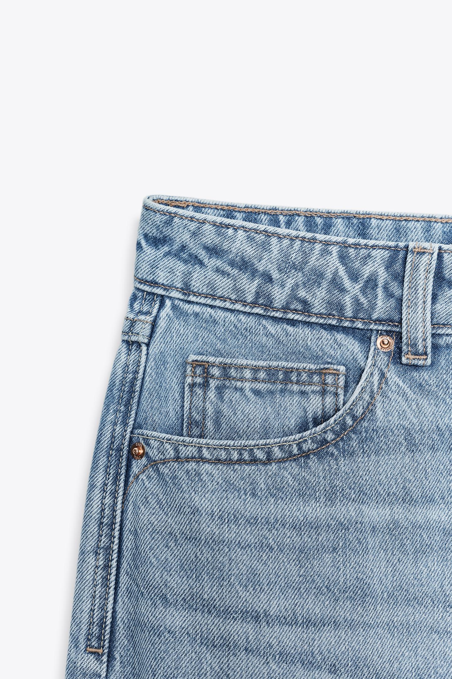 Héich Taille Regular Jeans 