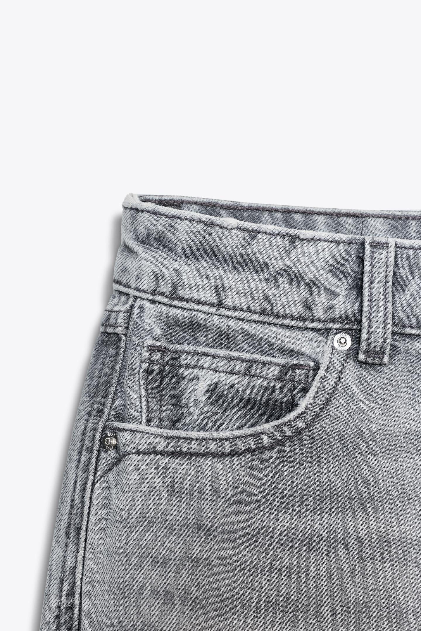 Héich Taille Regular Jeans 