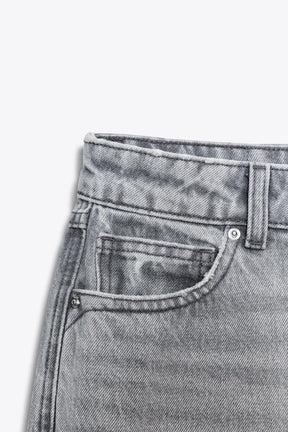 Héich Taille Regular Jeans 