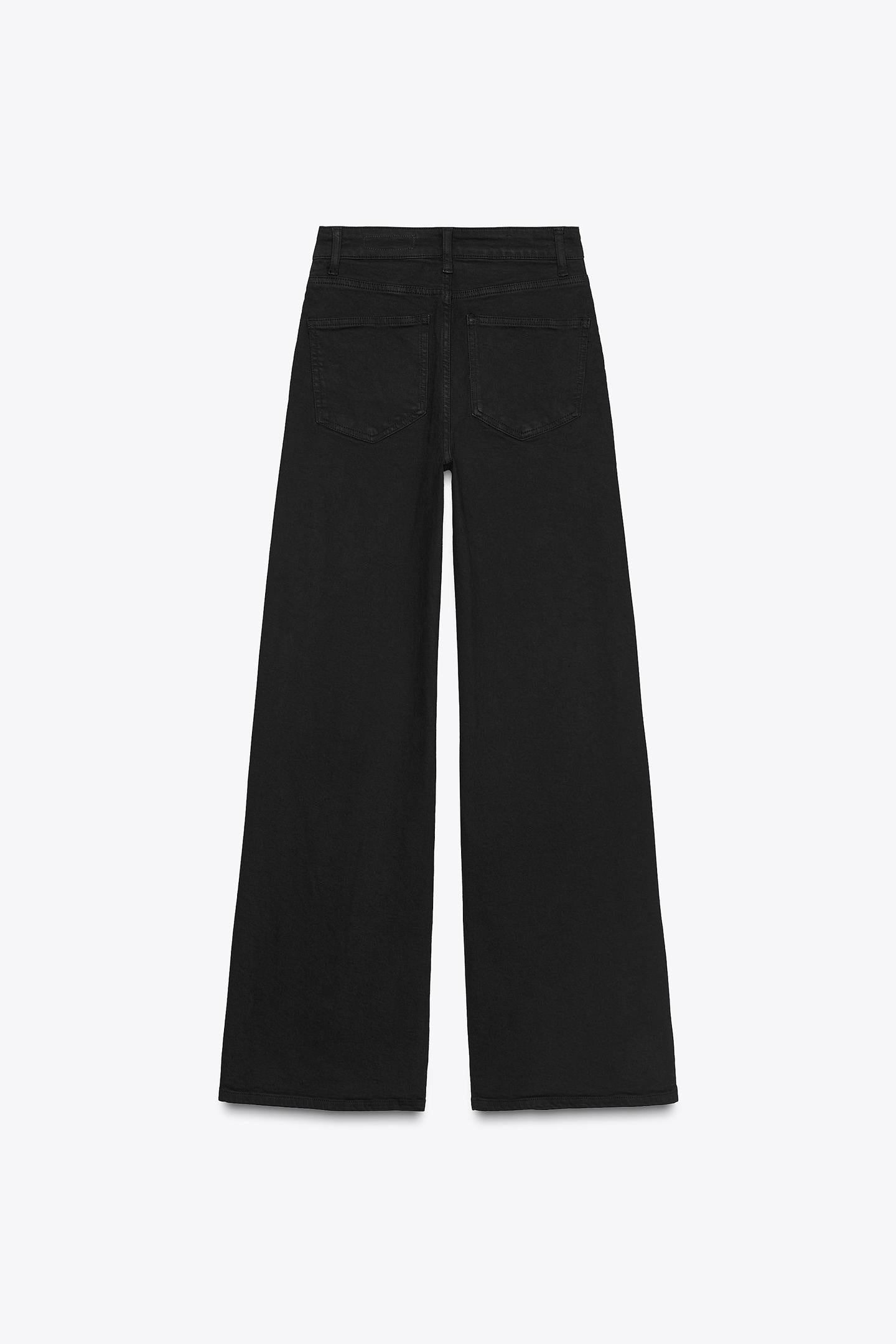 Breet Jeans mat héijer Taille 