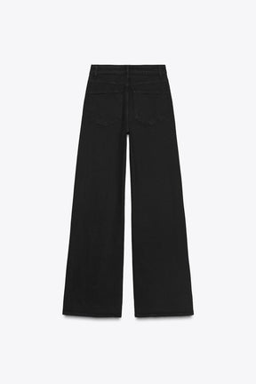 Breet Jeans mat héijer Taille 