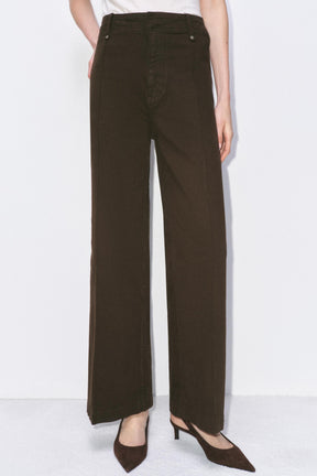 Wide-leg High-waist Jeans