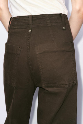 Wide-leg High-waist Jeans