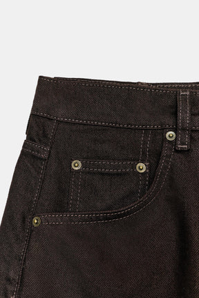 Mid-Waist Balloon Jeans