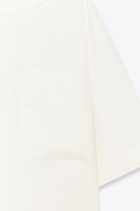 Linen Short Sleeve Top