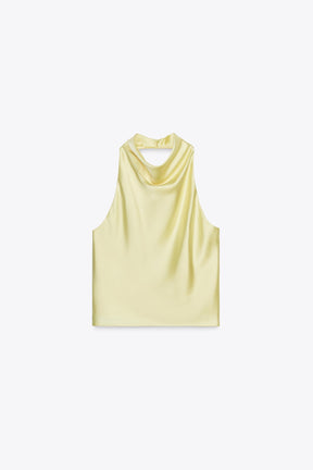 Satin Halter Top
