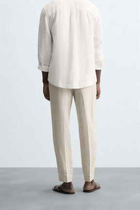 100% LINEN TROUSERS - Image 3
