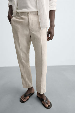 100% LINEN TROUSERS - Image 6