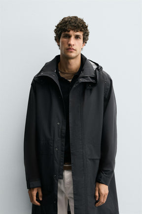WATER-REPELLENT DETACHABLE TECHNICAL PARKA - Image 2