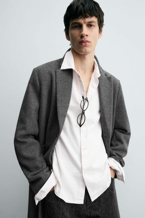 REGULAR FIT WOOL COAT - Image 5