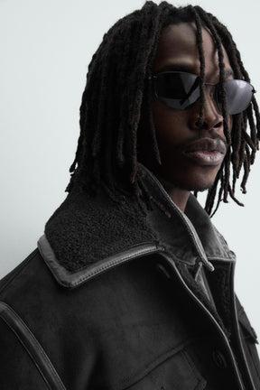 DOUBLE-FACED FAUX SUEDE JACKET - Image 6