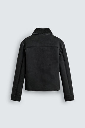 Faux Suede Jacket