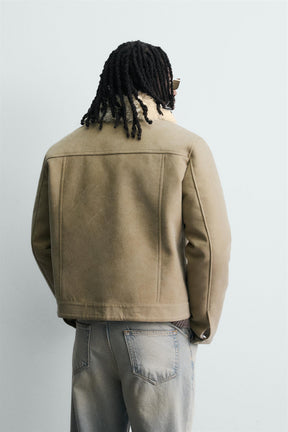 Faux Fur Cotton Jacket