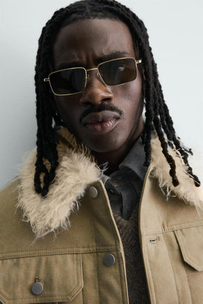 Faux Fur Cotton Jacket