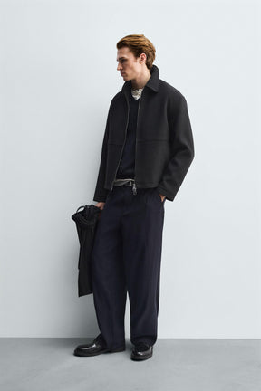 TEXTURED ZIP-UP JACKET - Image 4