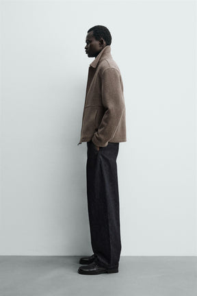 Herringbone Zip Jacket