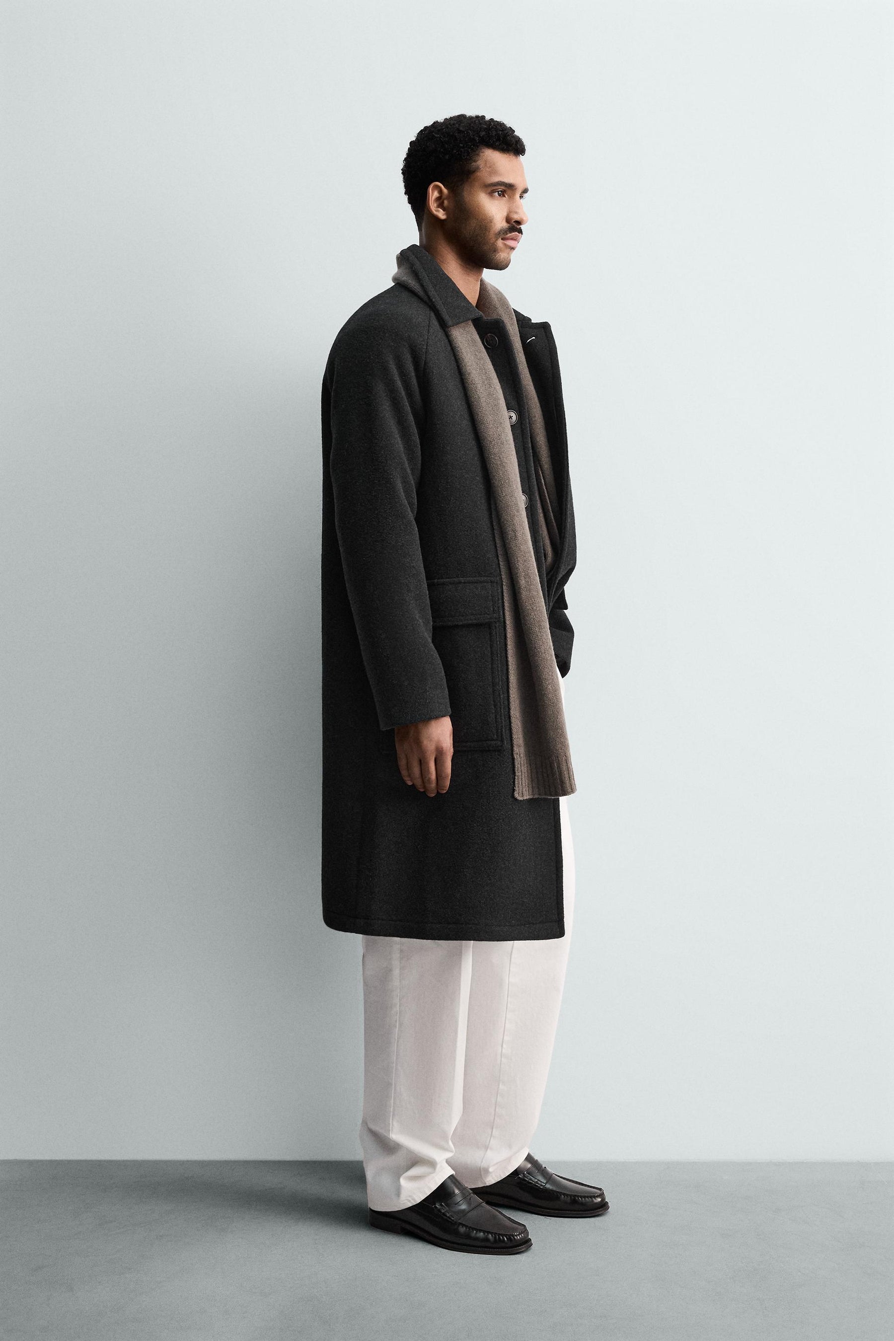 WOOL COAT WITH POCKETS - Image 4