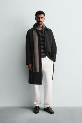 WOOL COAT WITH POCKETS - Image 1