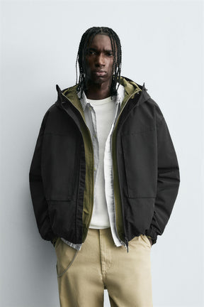 WATER-REPELLENT TECHNICAL JACKET WITH FLEECE - Image 2