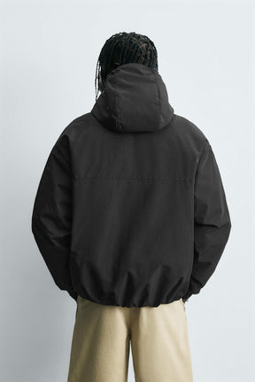 WATER-REPELLENT TECHNICAL JACKET WITH FLEECE - Image 3