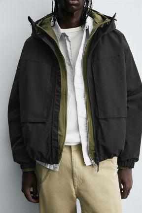 WATER-REPELLENT TECHNICAL JACKET WITH FLEECE - Image 5
