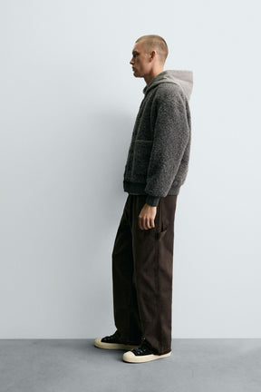 TEXTURED CARDIGAN WITH POCKETS - Image 4